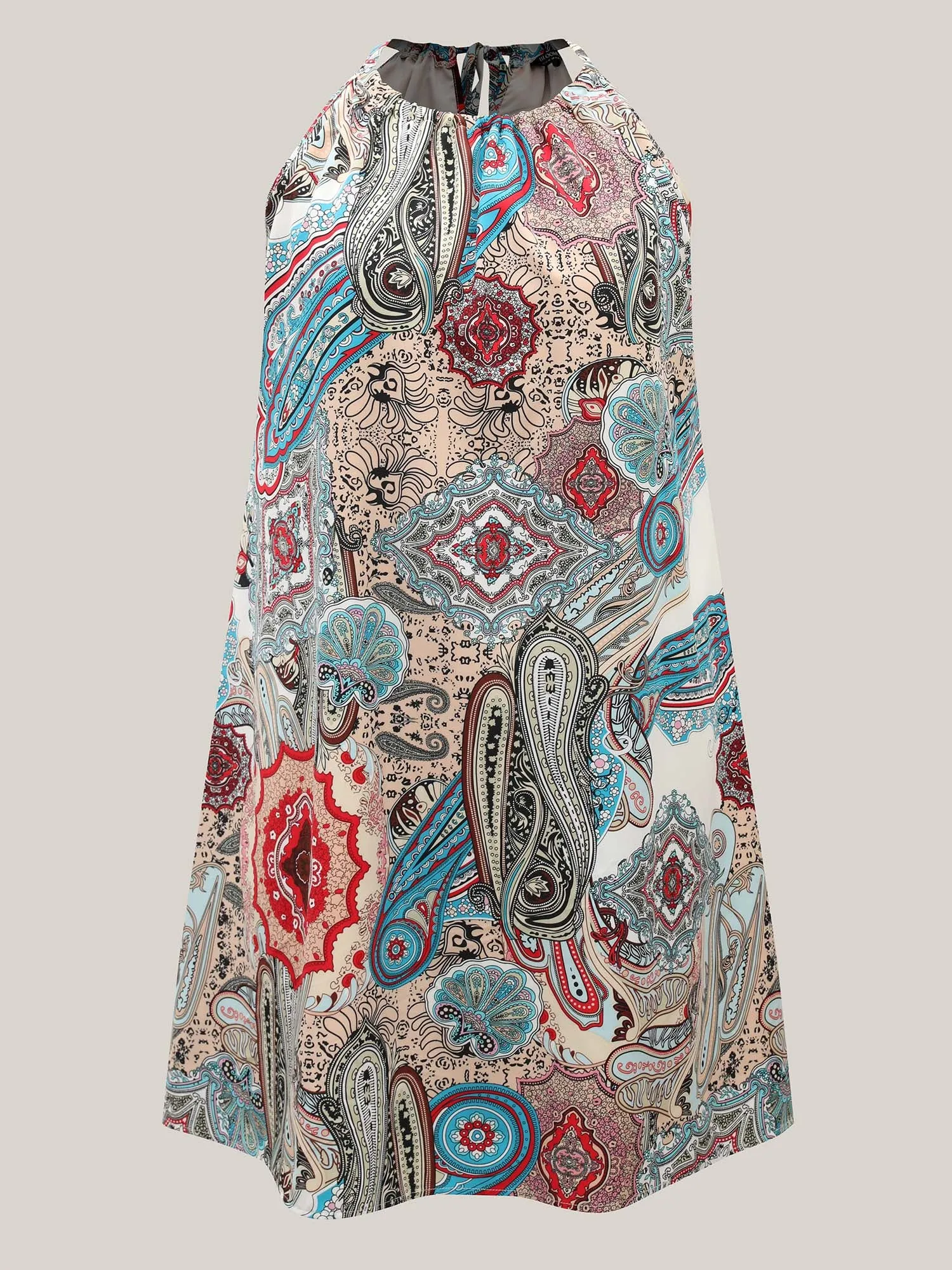Paisley Print Flowy A-Line Midi Dress sold by Bloomchic product image thumbnail 5