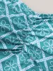 Anti-Float Tie Boho Print Swim Dress sold by Bloomchic