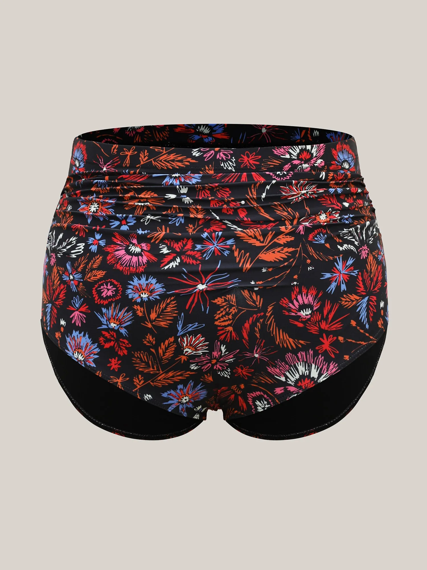 Floral Print Ruched Swim Bottoms sold by Bloomchic product image thumbnail 5