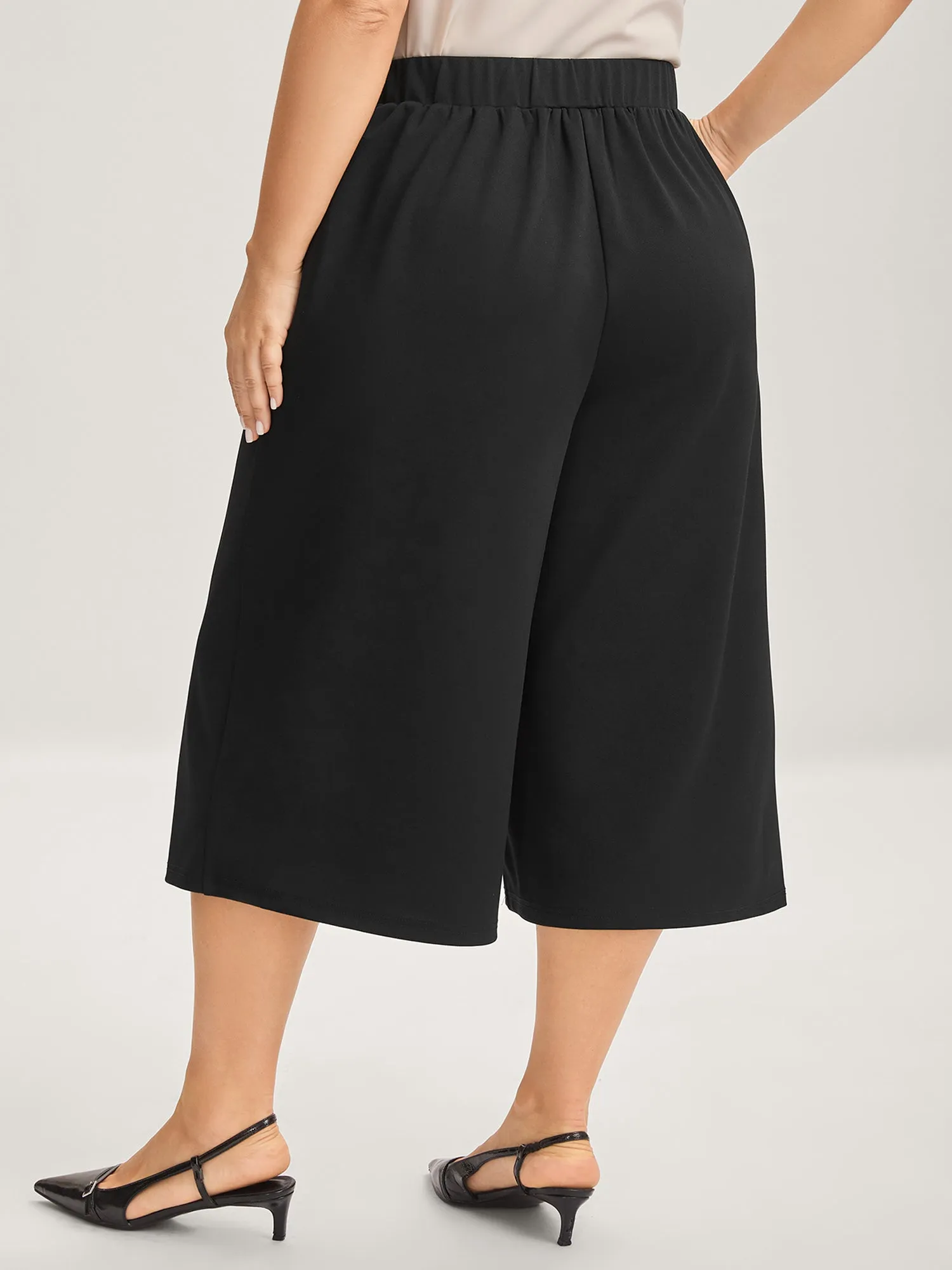No-Waist Gap Wide-Leg Pants sold by Bloomchic product image thumbnail 4