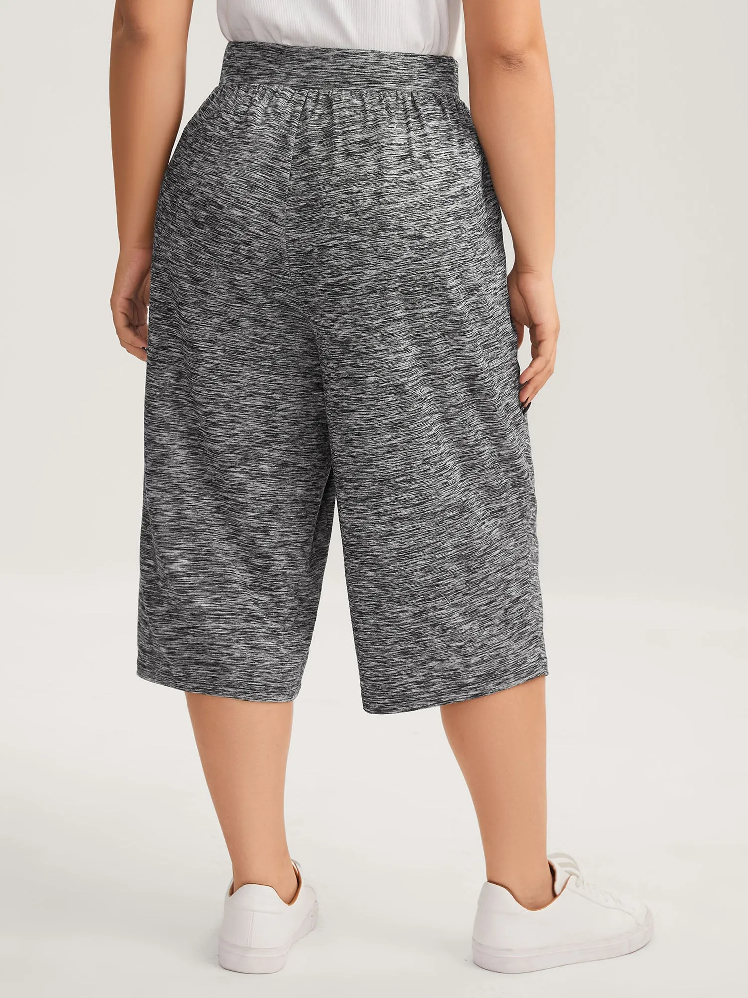 Stretchy Straight Leg Cropped Pants sold by Bloomchic product image thumbnail 5