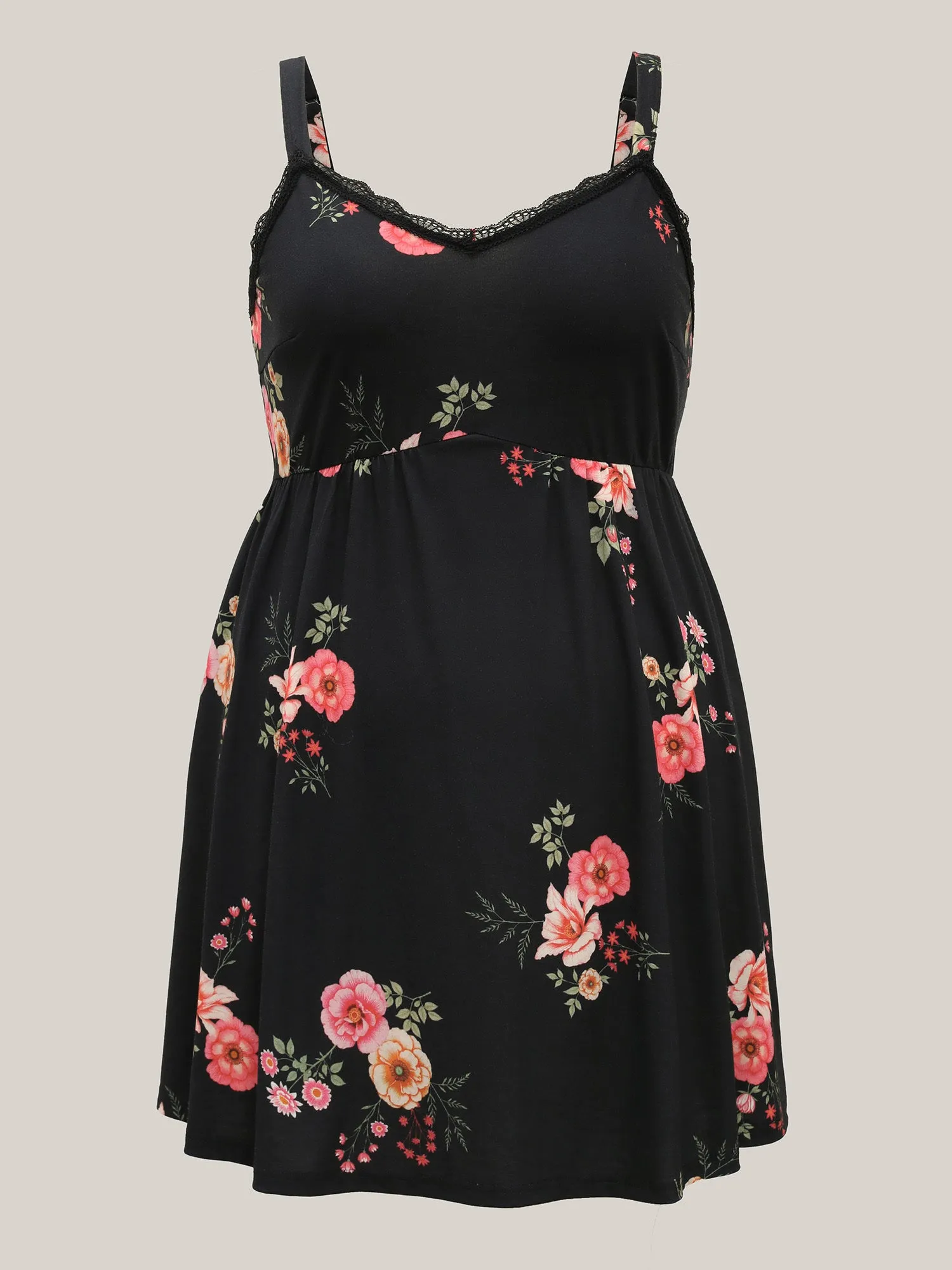 Romantic Floral Lace Spliced Loungewear sold by Bloomchic product image thumbnail 5