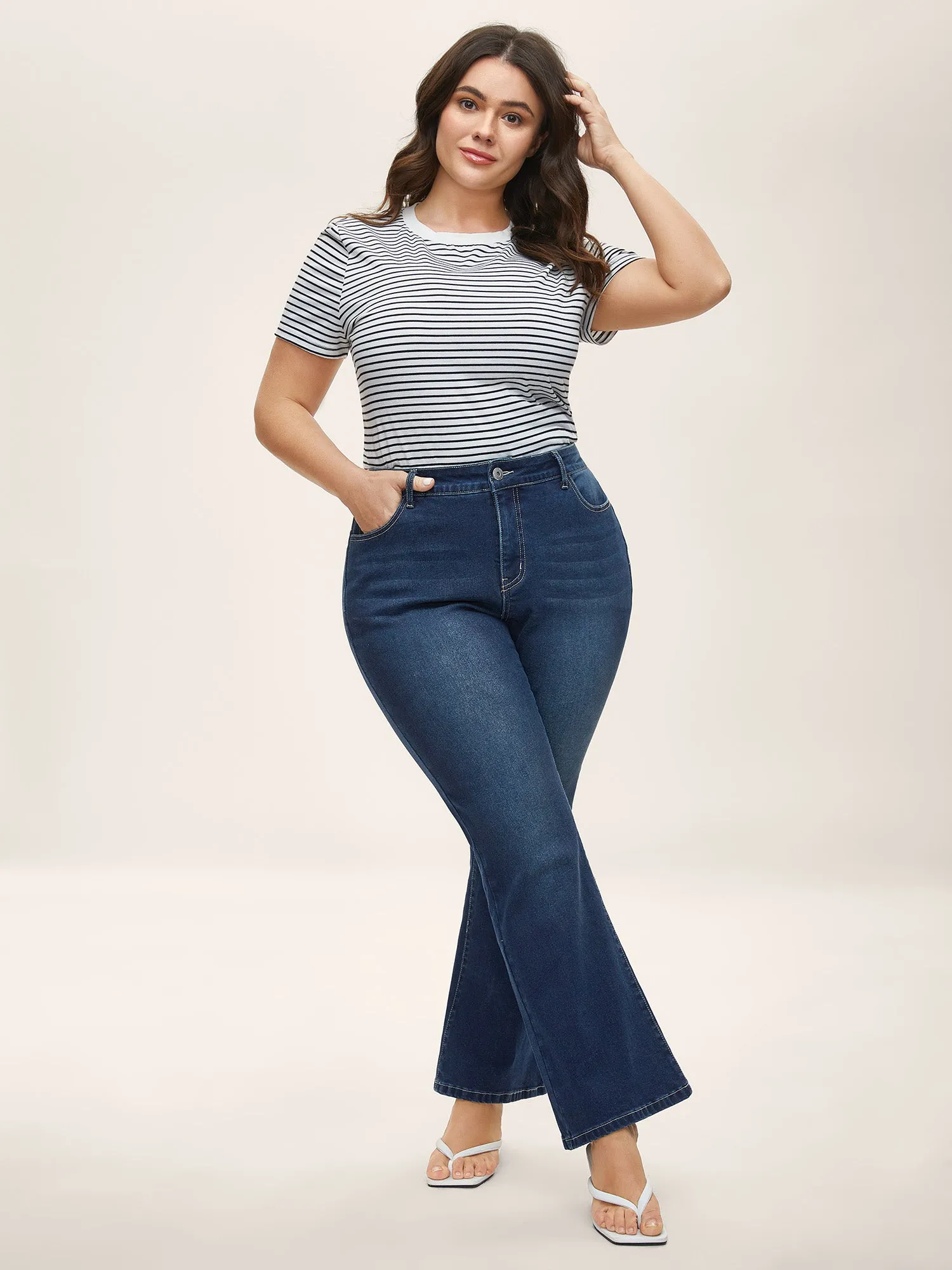 Slim & Sculpting Bootcut Jeans sold by Bloomchic product image thumbnail 2