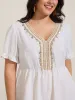 Contrast Webbing Shell Detail Blouse sold by Bloomchic