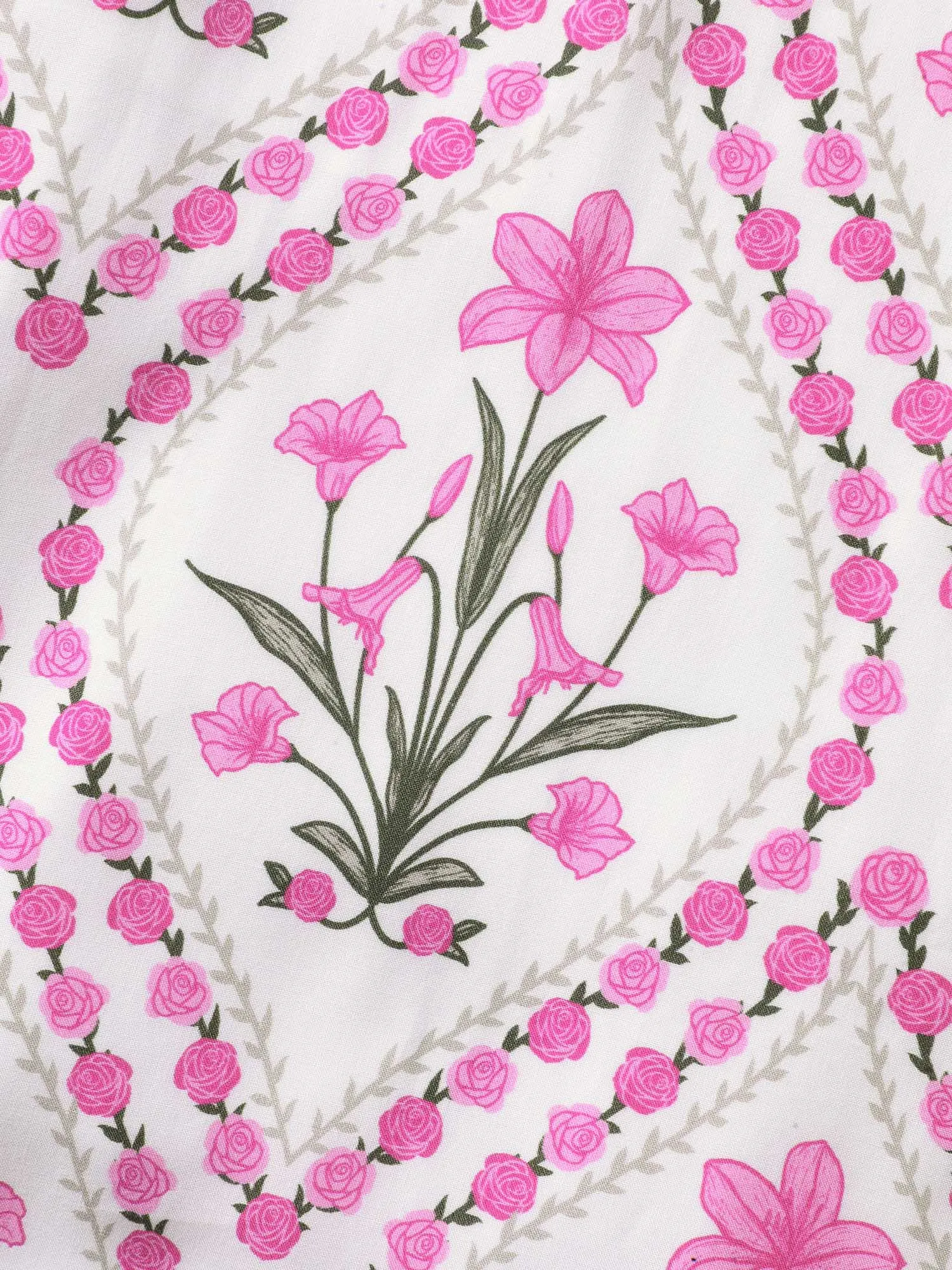 Floral Print Pockets Midi Dress sold by Bloomchic product image thumbnail 5