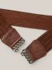 Metal Buckle Elastic Waist Belt sold by Bloomchic