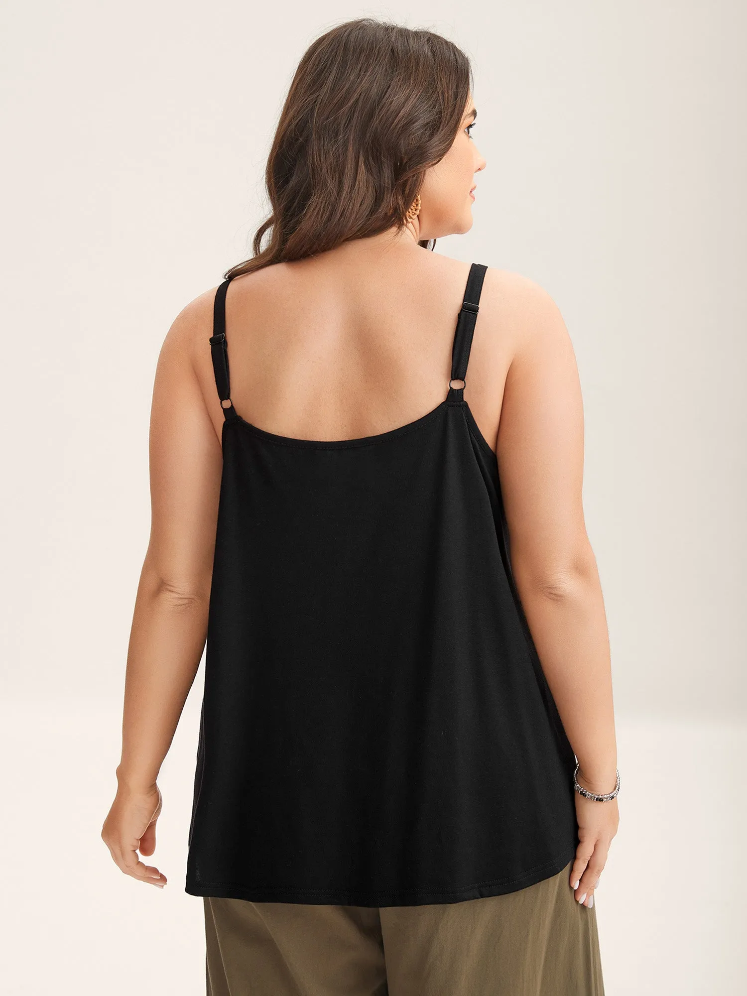 Boho Embroidery Plain Tank Top sold by Bloomchic product image thumbnail 4