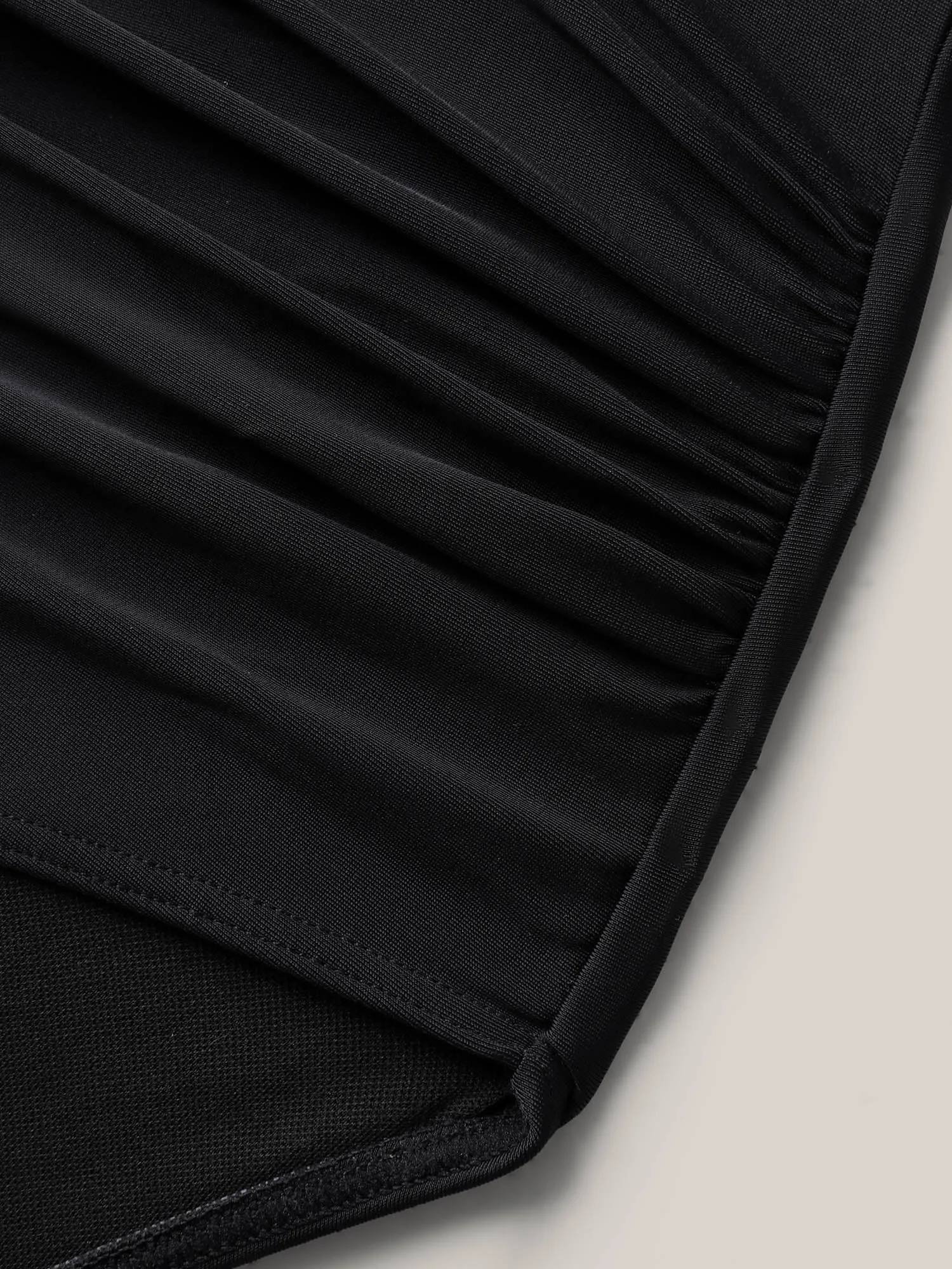 Cross High Waist Ruched Swim Bottoms sold by Bloomchic product image thumbnail 5