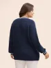 Contrast Striped Drop Shoulder Pullover sold by Bloomchic