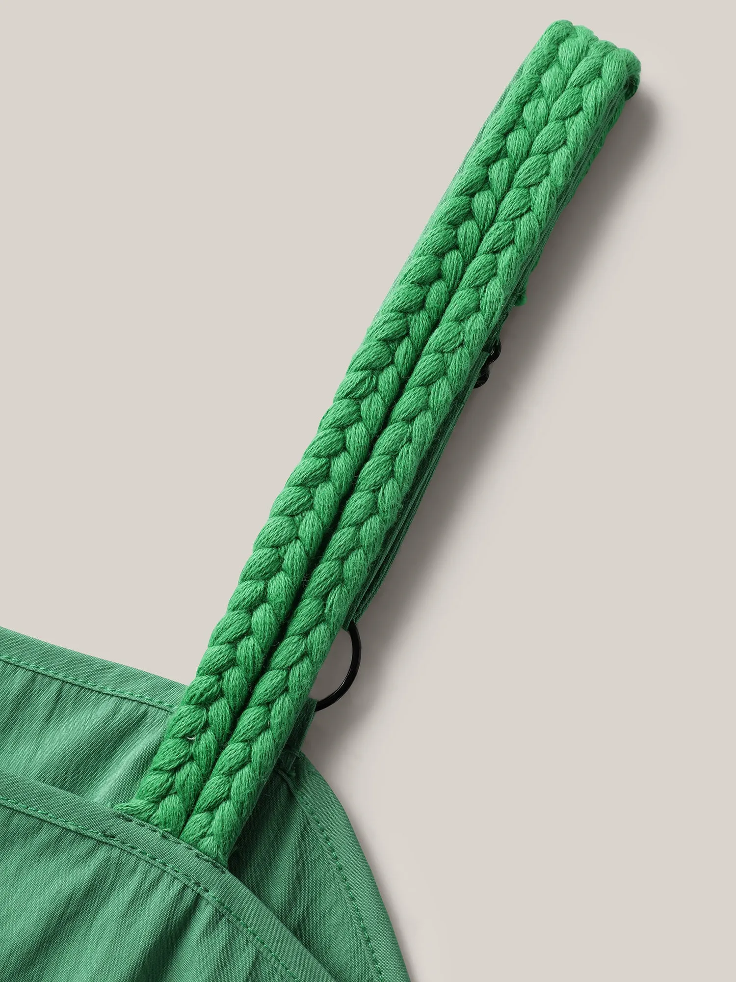 Solid Adjustable Straps Pockets Midi Dress sold by Bloomchic product image thumbnail 5