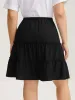Tiered Waist-Tie A-Line Midi Skirt sold by Bloomchic