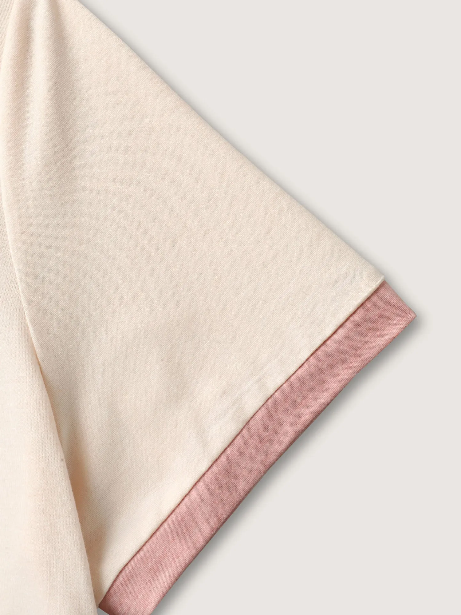 Color Contrast High Low Hem T-Shirt sold by Bloomchic product image thumbnail 5