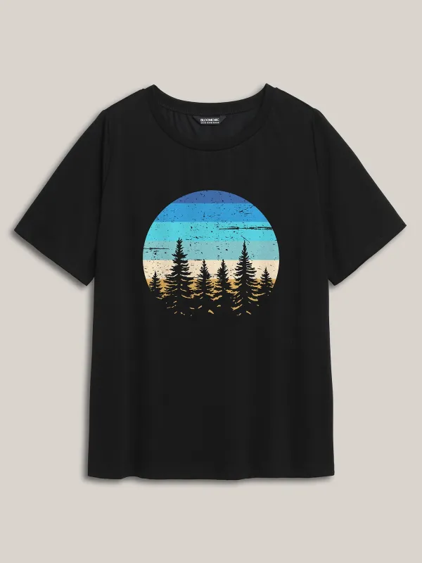 Beach Vibes Round Neck T-Shirt sold by Bloomchic