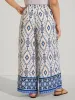 Boho Print Pockets Wide-Leg Pants sold by Bloomchic