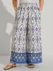 Boho Print Pockets Wide-Leg Pants sold by Bloomchic