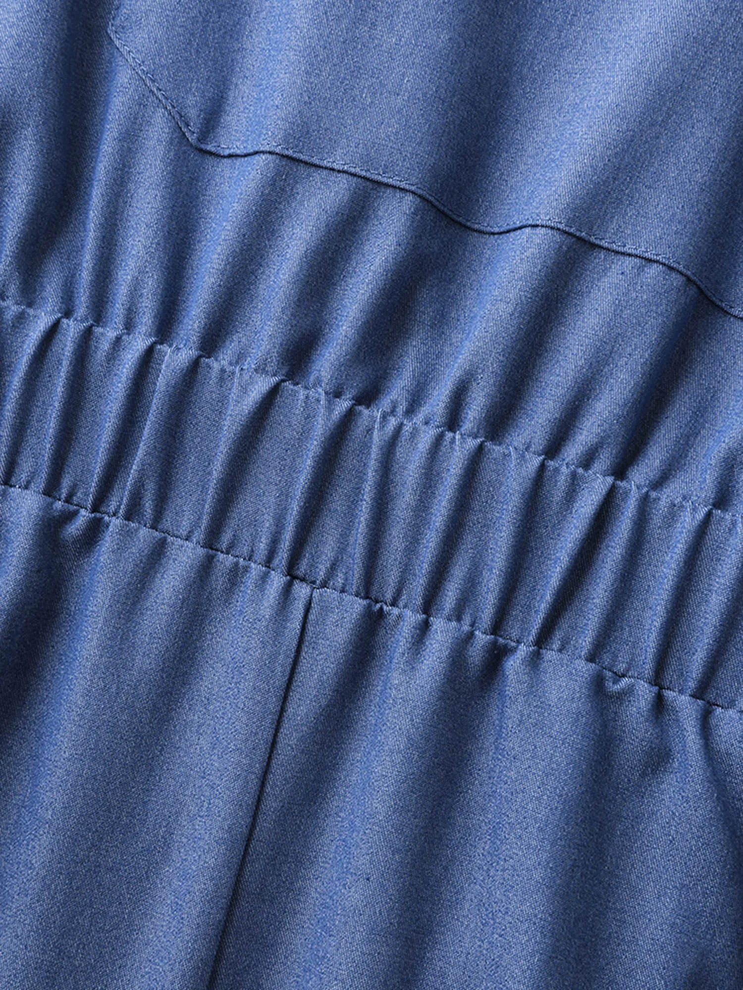 Stretchy Rayon Overall Straps Denim Jumpsuit sold by Bloomchic product image thumbnail 5