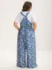 Supersoft Floral Print Adjustable Jumpsuit sold by Bloomchic