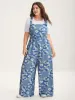 Supersoft Floral Print Adjustable Jumpsuit sold by Bloomchic