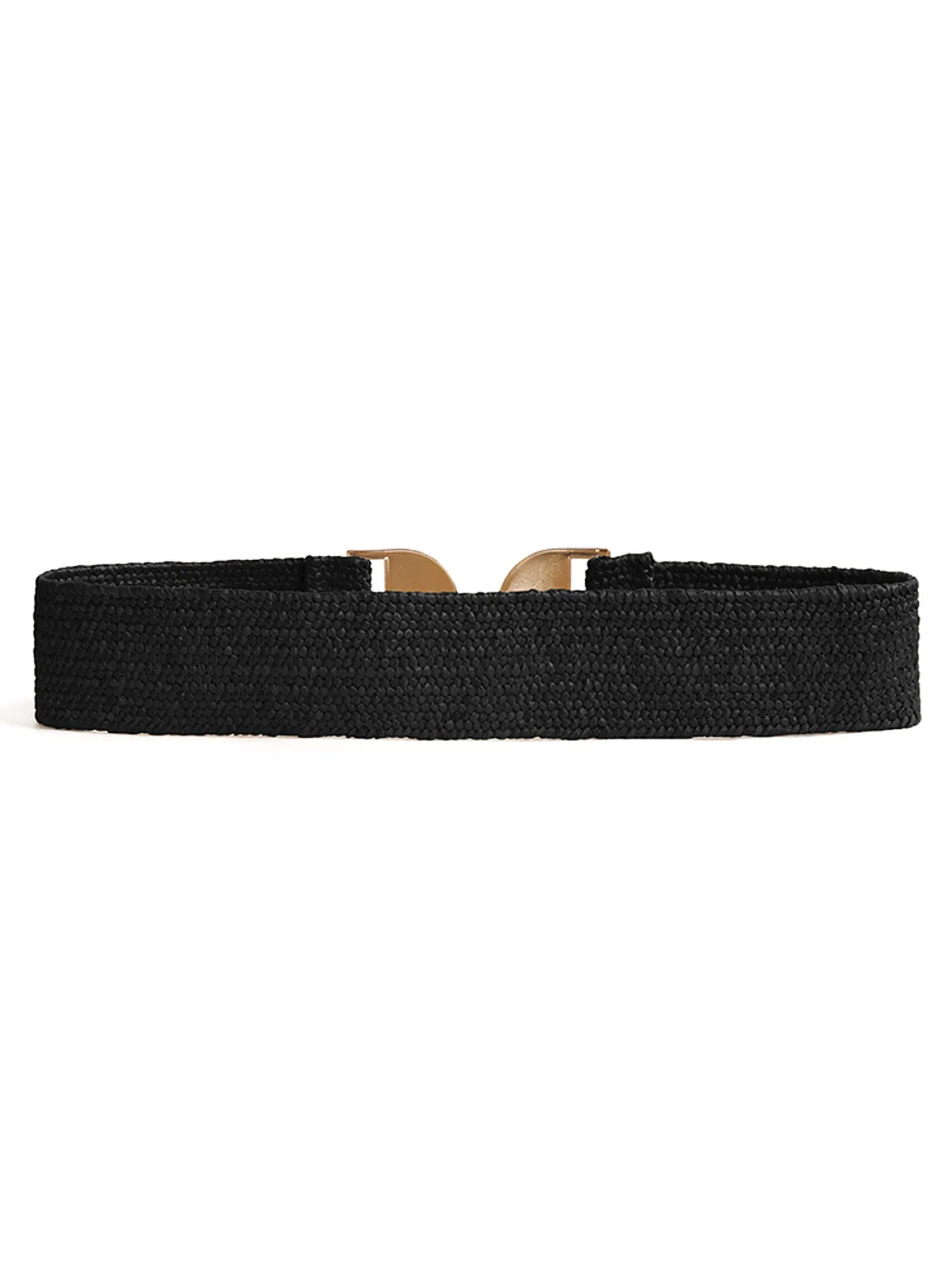 Geo Buckle Elastic Straw Belt sold by Bloomchic product image thumbnail 2