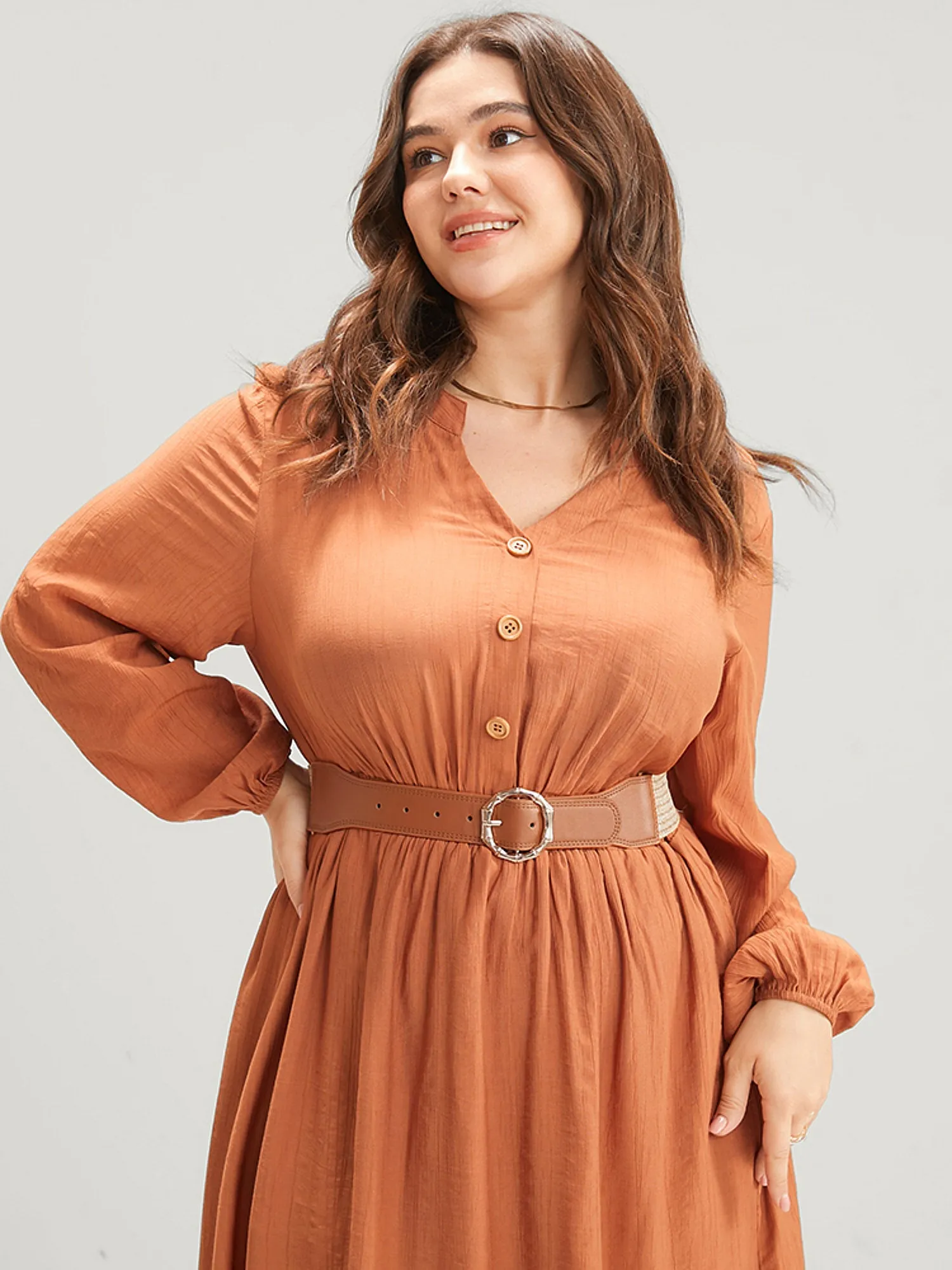 Round Decor Buckle Straw Belt sold by Bloomchic product image thumbnail 4