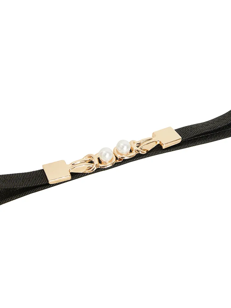 High Stretchy Pearl Everyday Belt sold by Bloomchic product image thumbnail 5