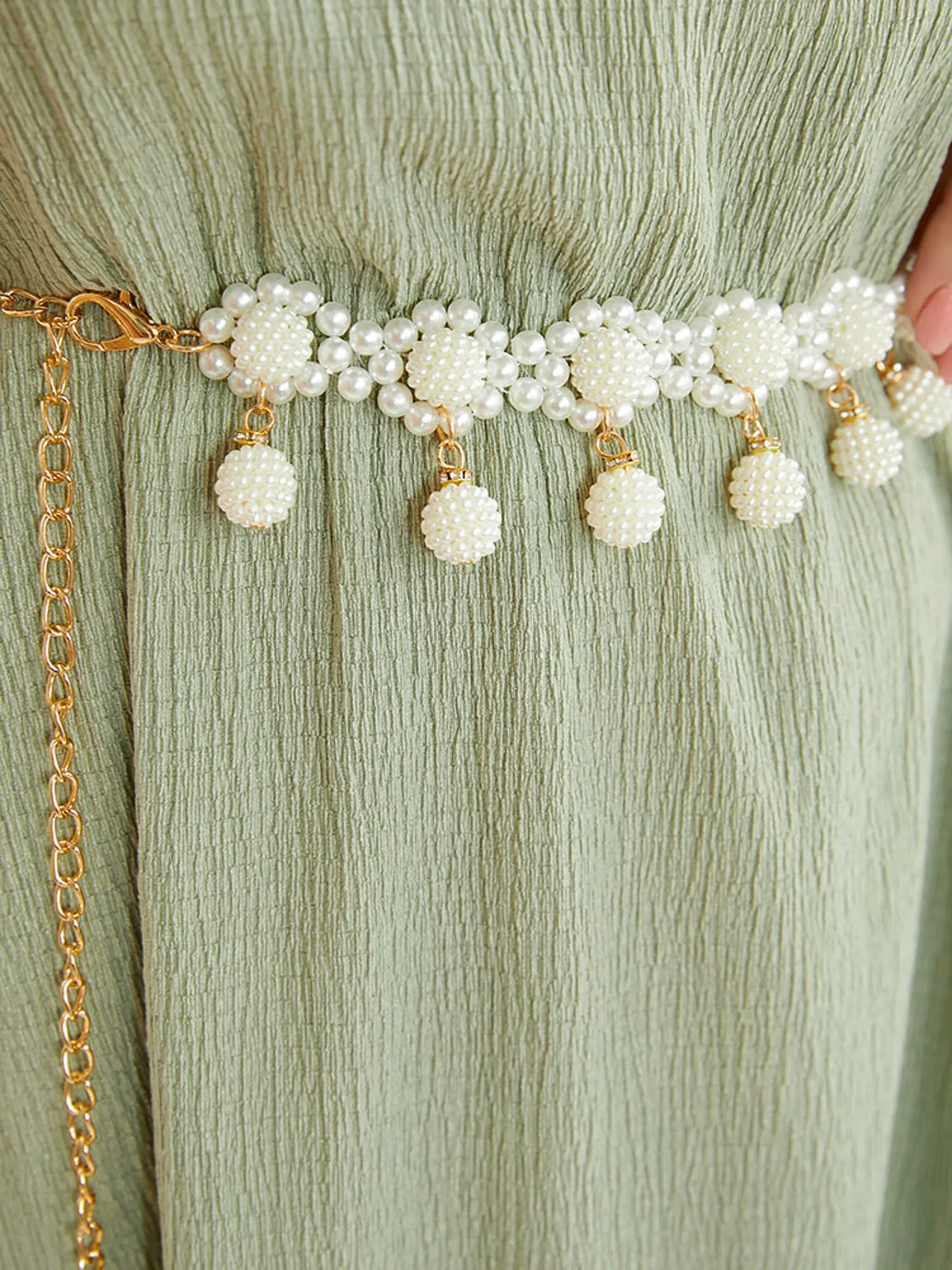 Beaded Tassel Elegant Belt sold by Bloomchic product image thumbnail 5
