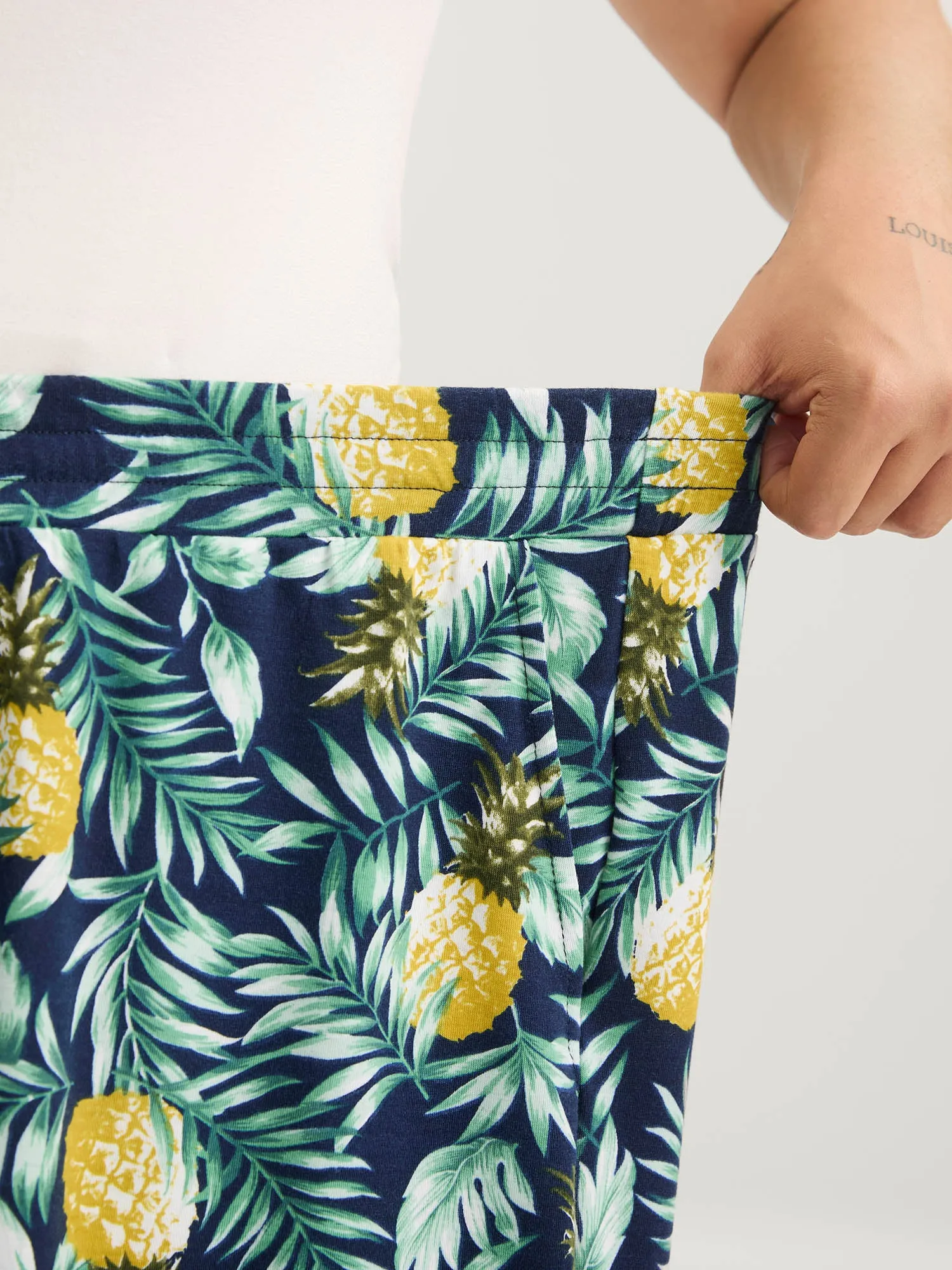 Tropical Fruit Print Lounge Bottoms sold by Bloomchic product image thumbnail 3