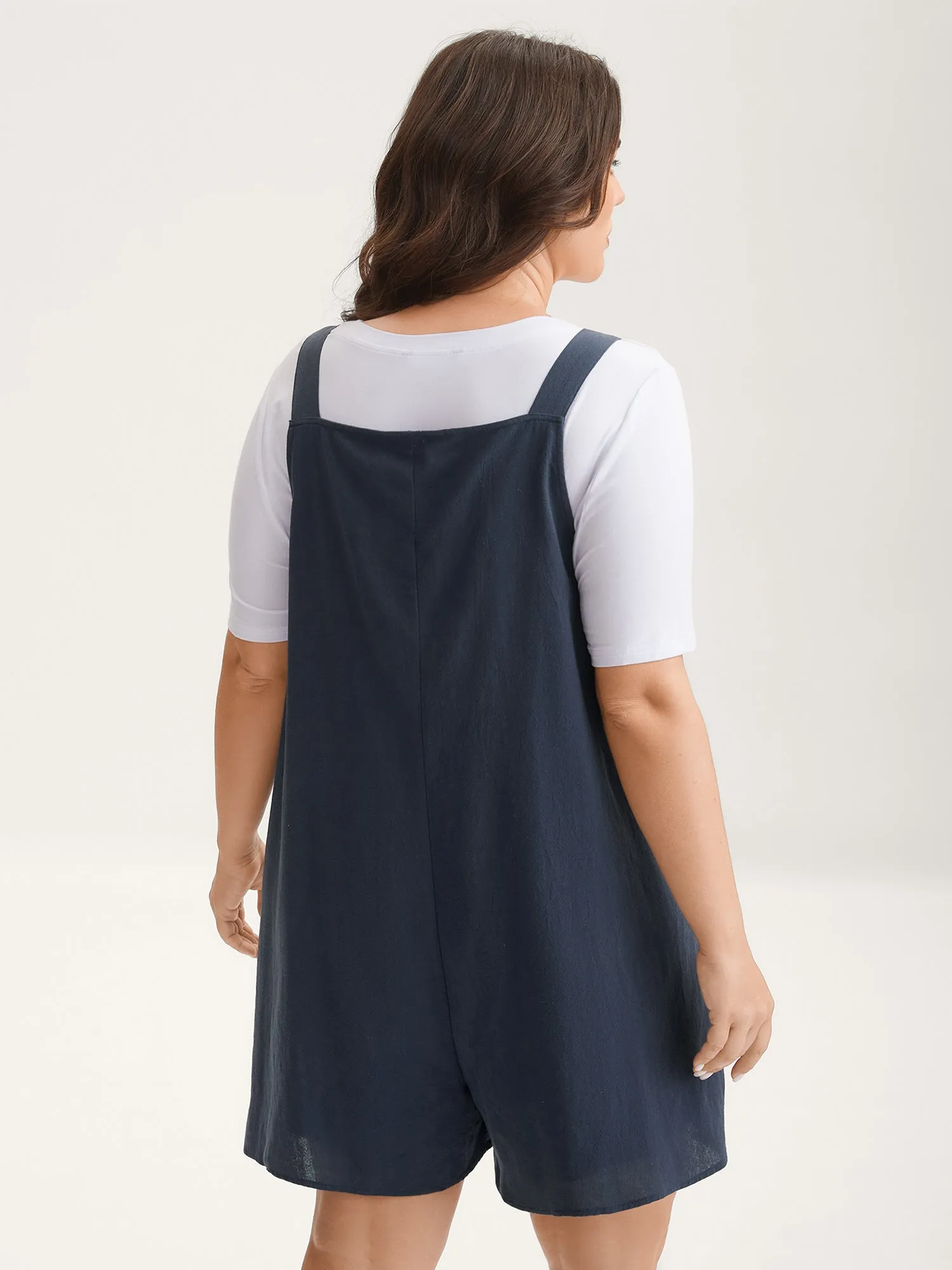 Pure Cotton Adjustable Straps Sleek Romper sold by Bloomchic product image thumbnail 4