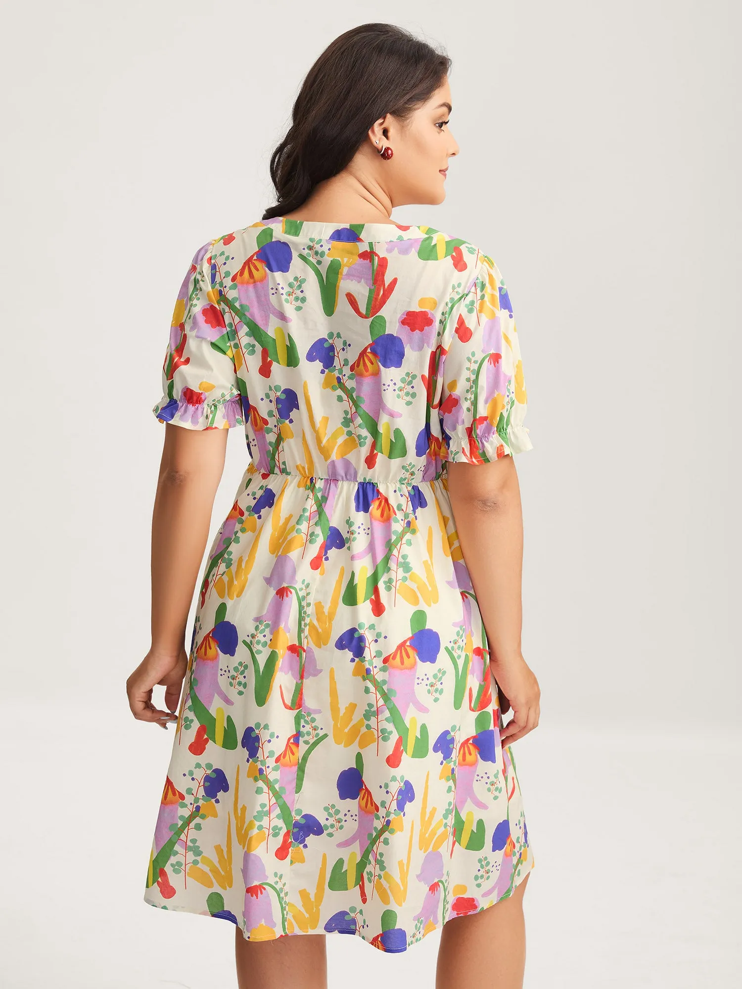 Pure Cotton Floral Dream Midi Dress sold by Bloomchic product image thumbnail 4