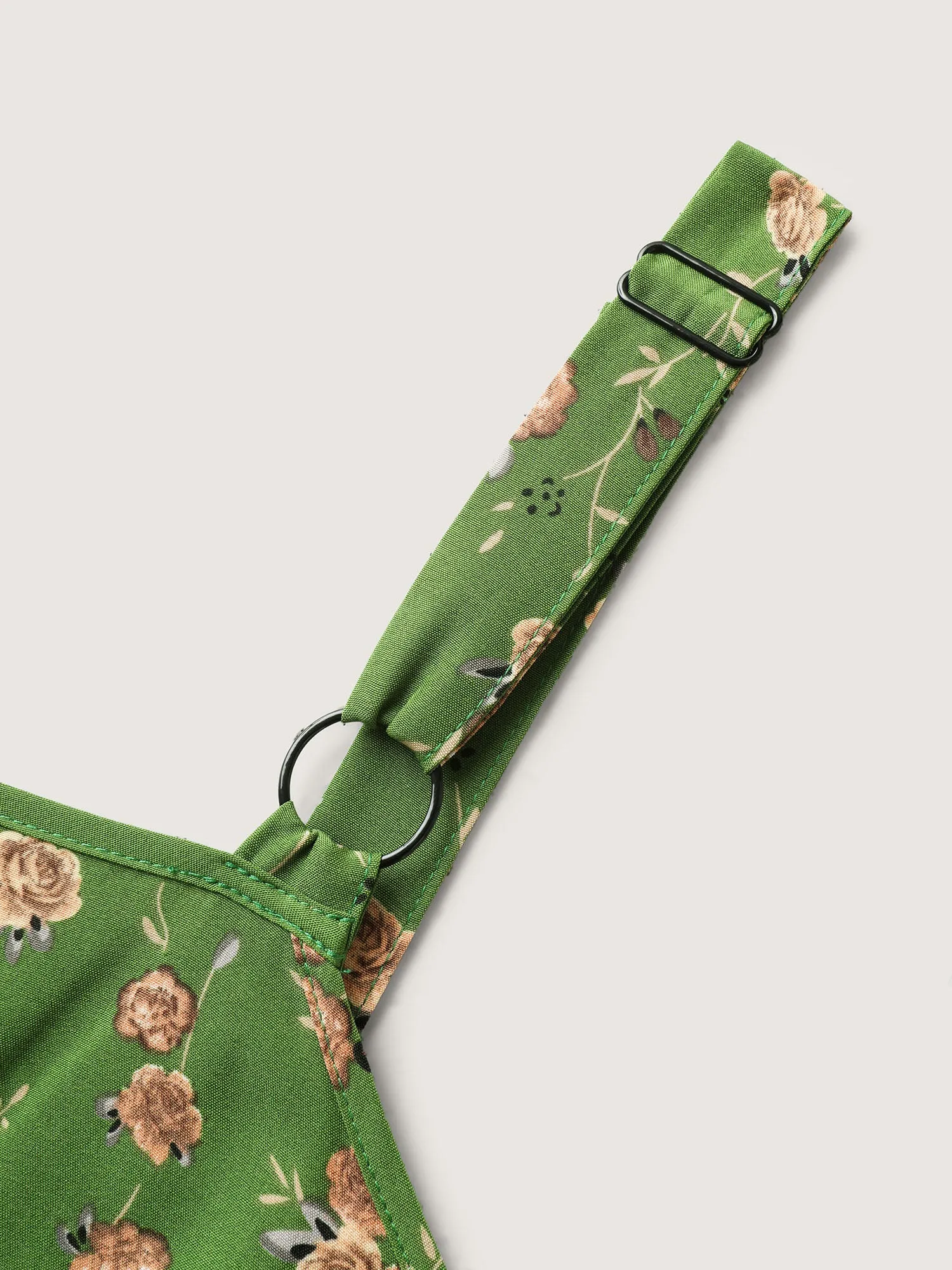 Breezy Floral Pleated Pockets Midi Dress sold by Bloomchic product image thumbnail 5