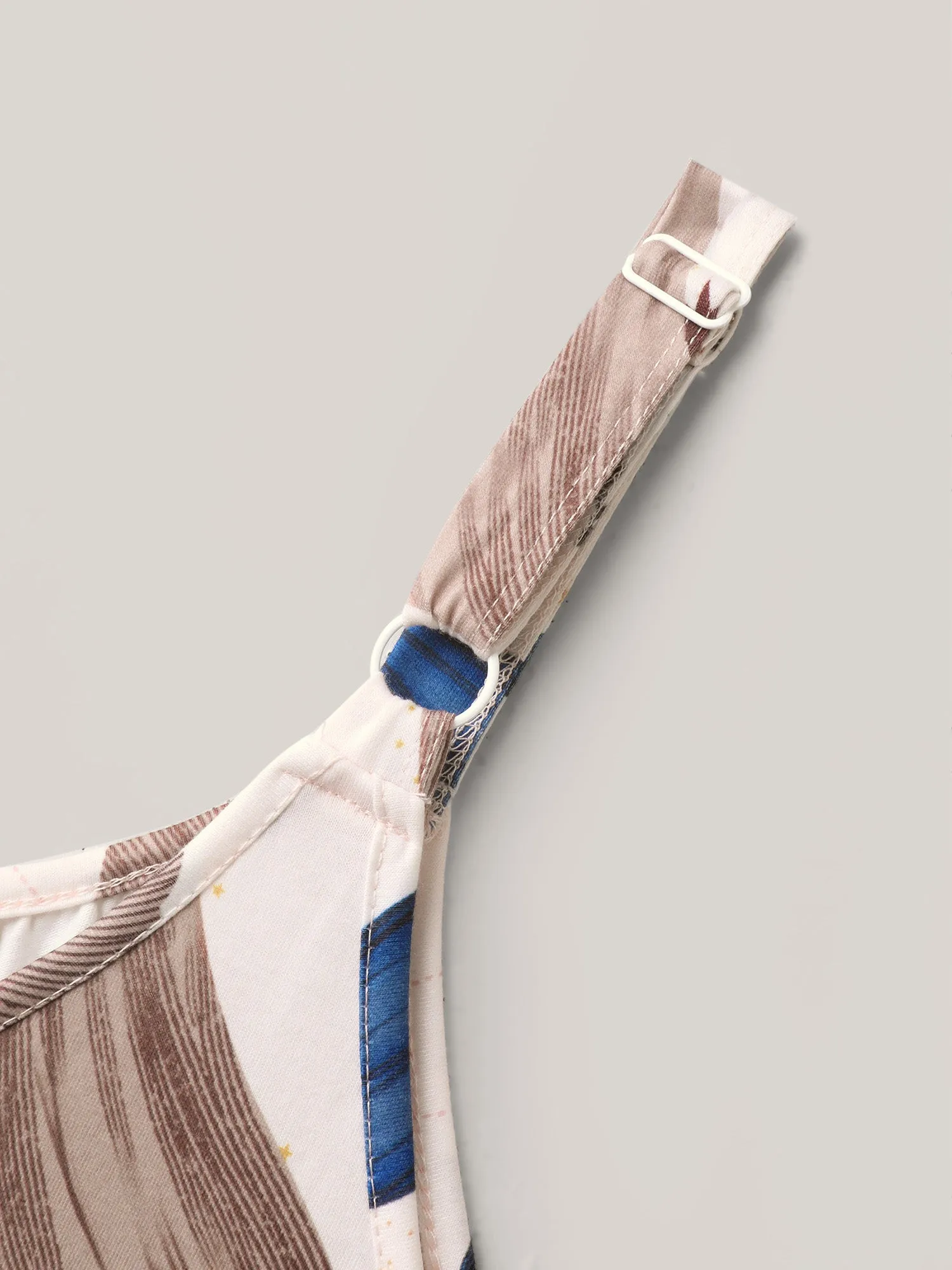 Star And Moon Print Wide-Leg Jumpsuit sold by Bloomchic product image thumbnail 5