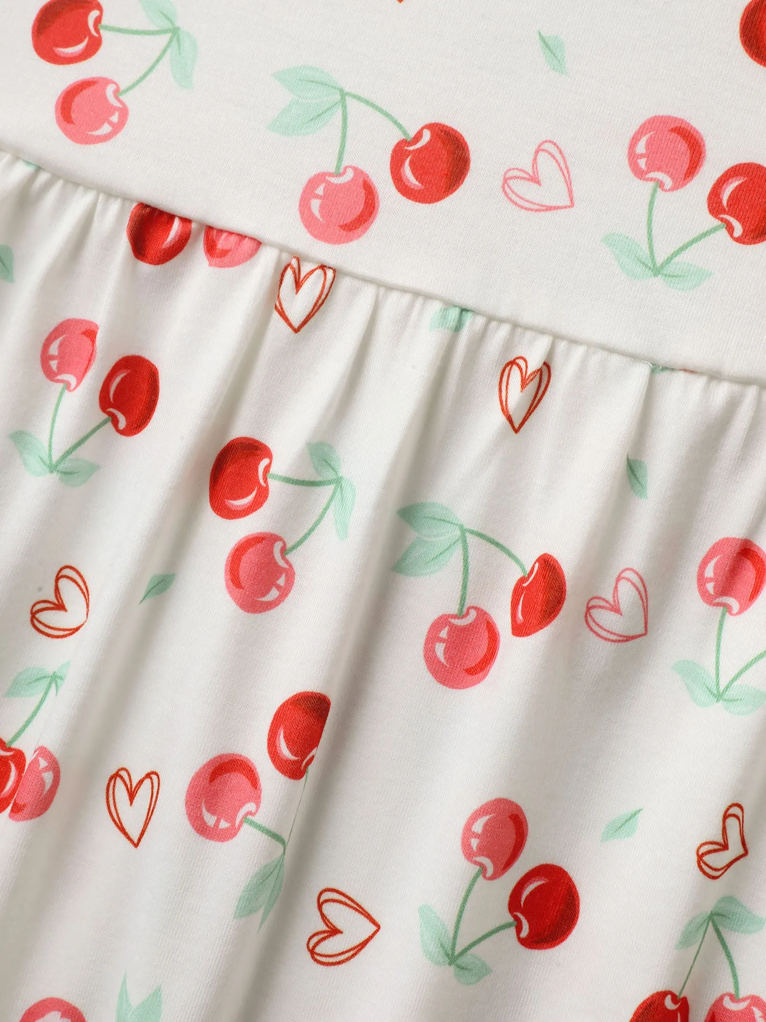 Cherry Print Embroidered V-Neck Top sold by Bloomchic product image thumbnail 5