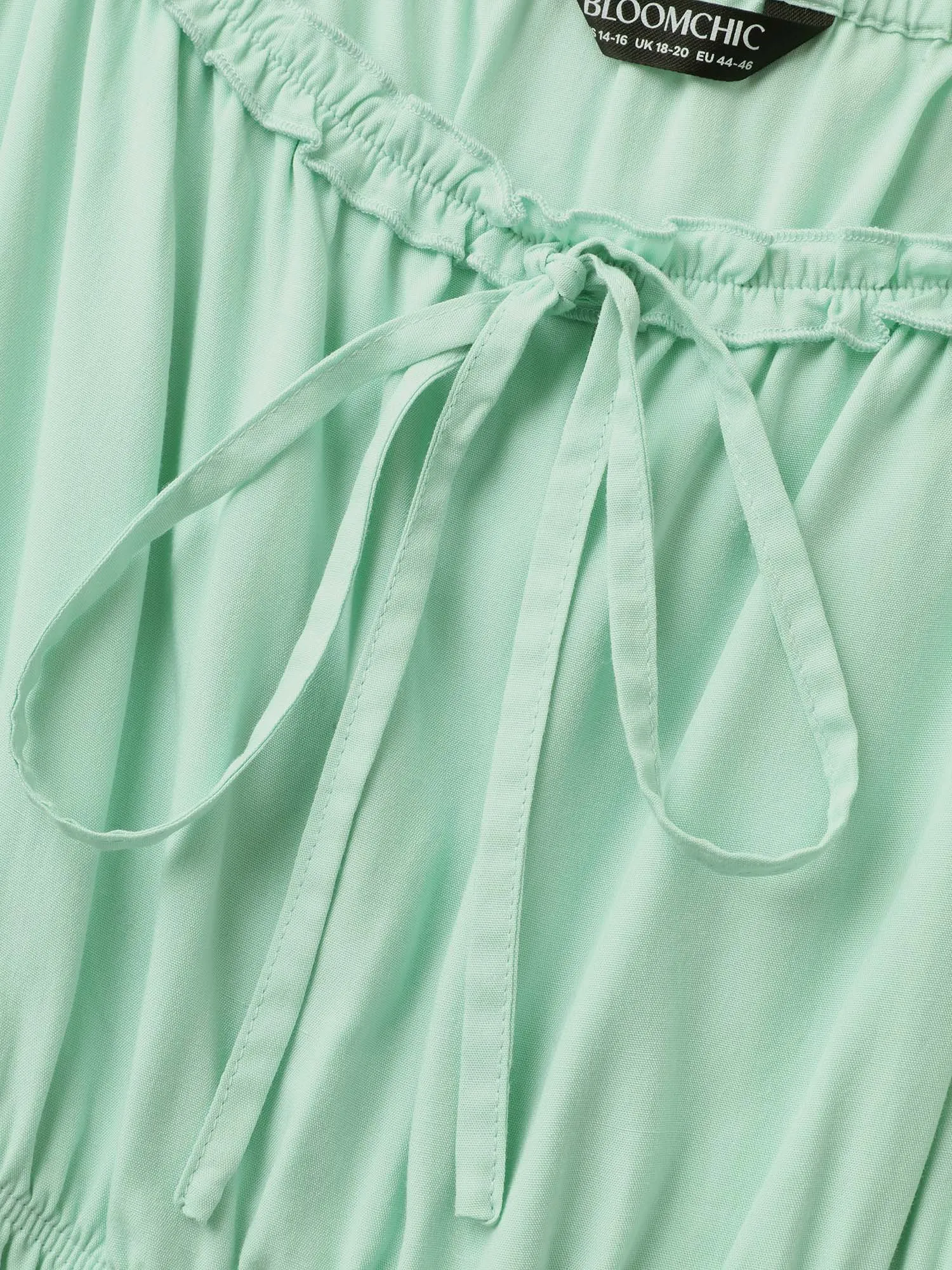 Rayon Stretchy Waist Pockets Knee Dress sold by Bloomchic product image thumbnail 5