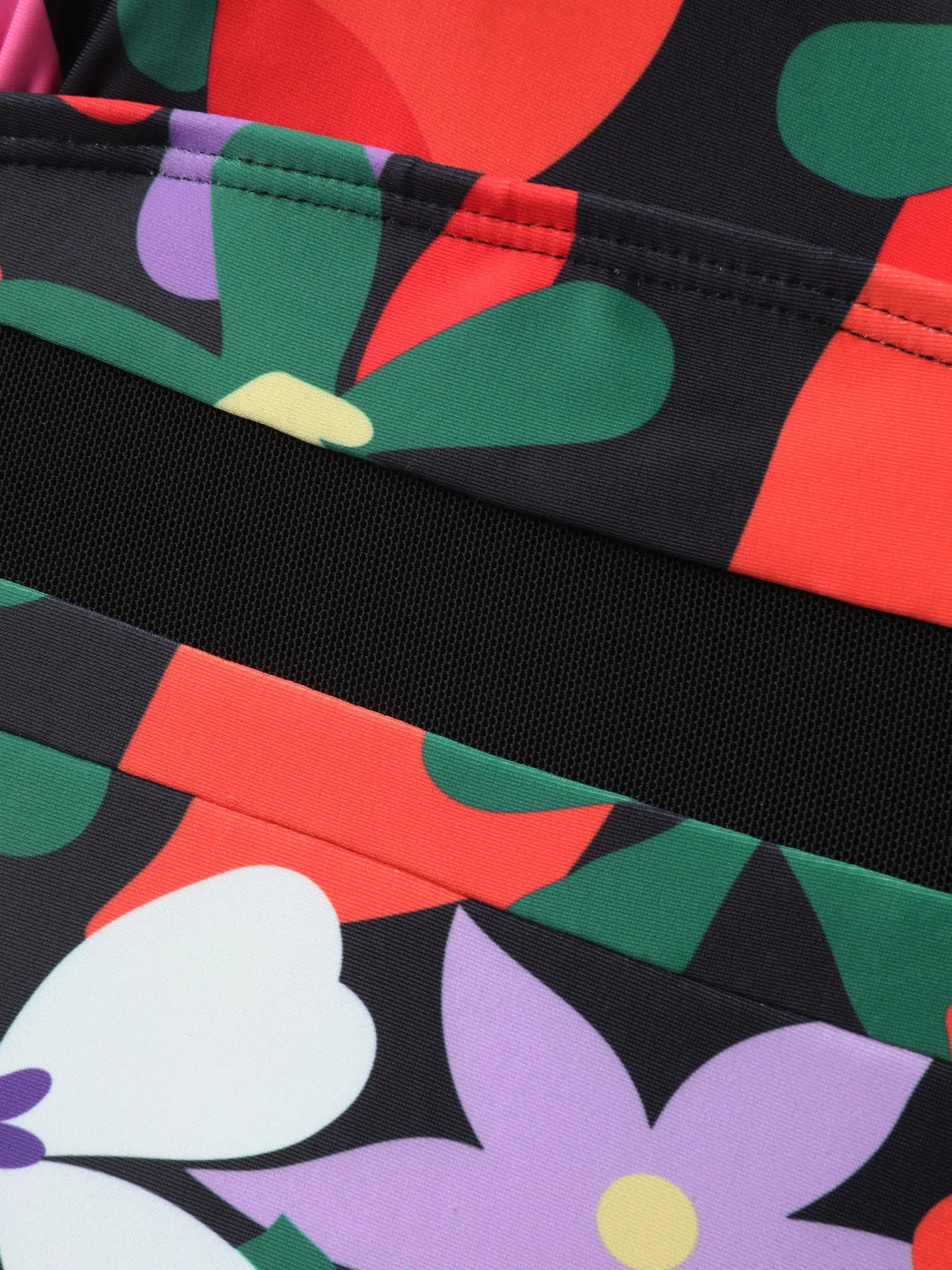 Bright Florals Pleated One-Piece Swimsuit sold by Bloomchic product image thumbnail 5