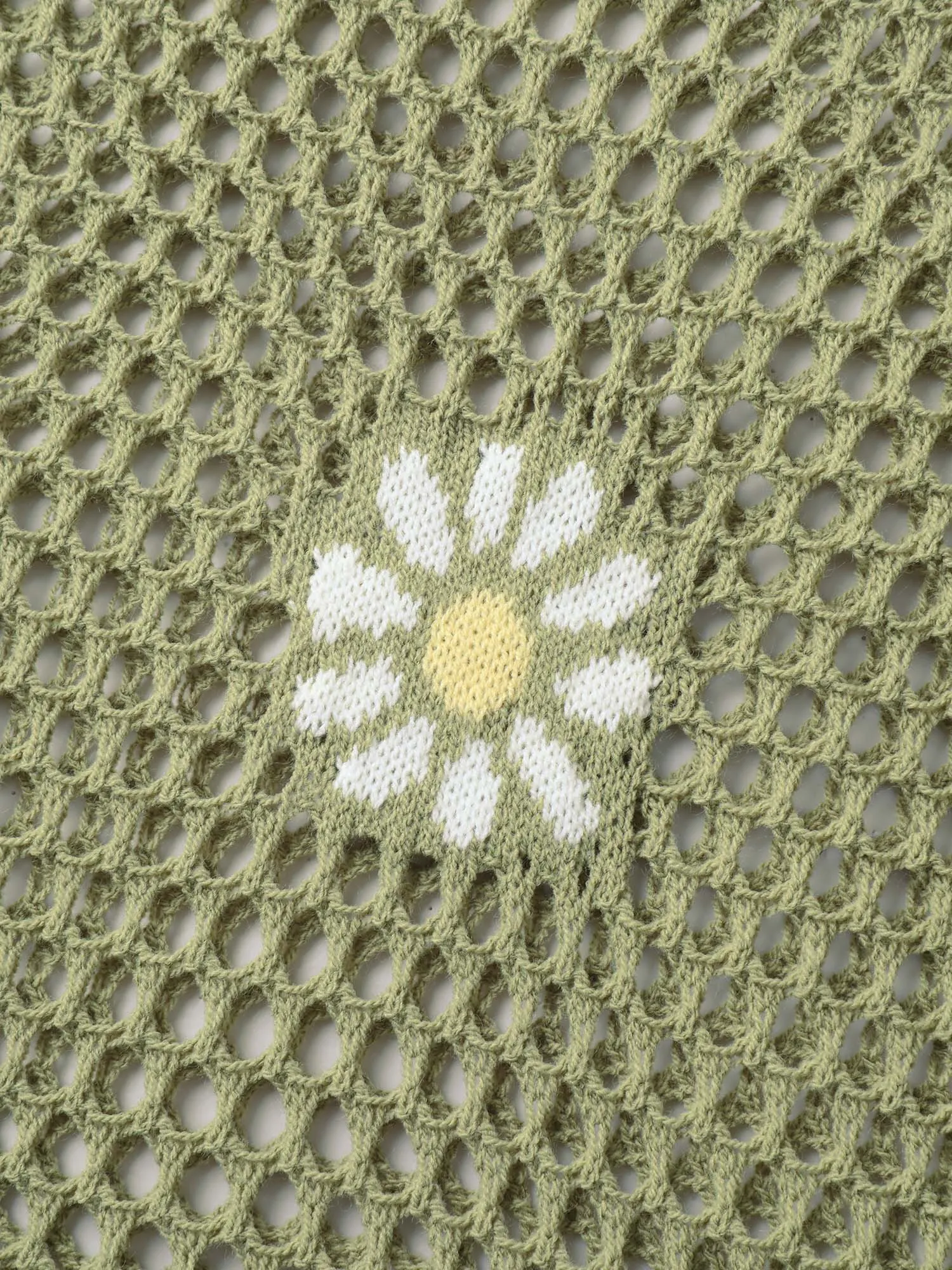 Floral Jacquard Crochet Swim Cover-Up sold by Bloomchic product image thumbnail 5