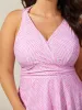 Anti-Float Ties Stripes Swim Dress sold by Bloomchic