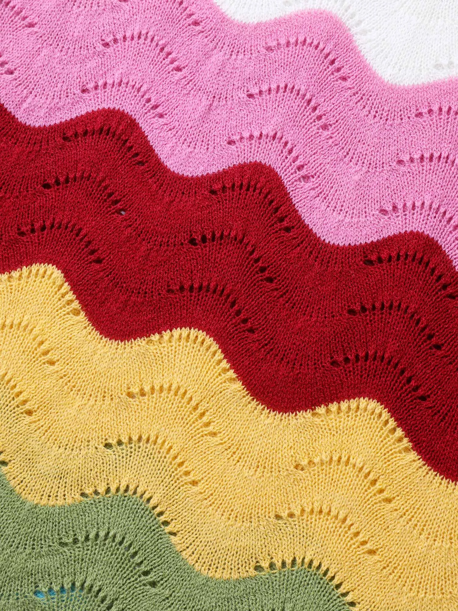 Colorful Waves Cut-Out Swim Cover-Up sold by Bloomchic product image thumbnail 5