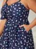 Polka Dots Pockets One-Piece Swimsuit sold by Bloomchic