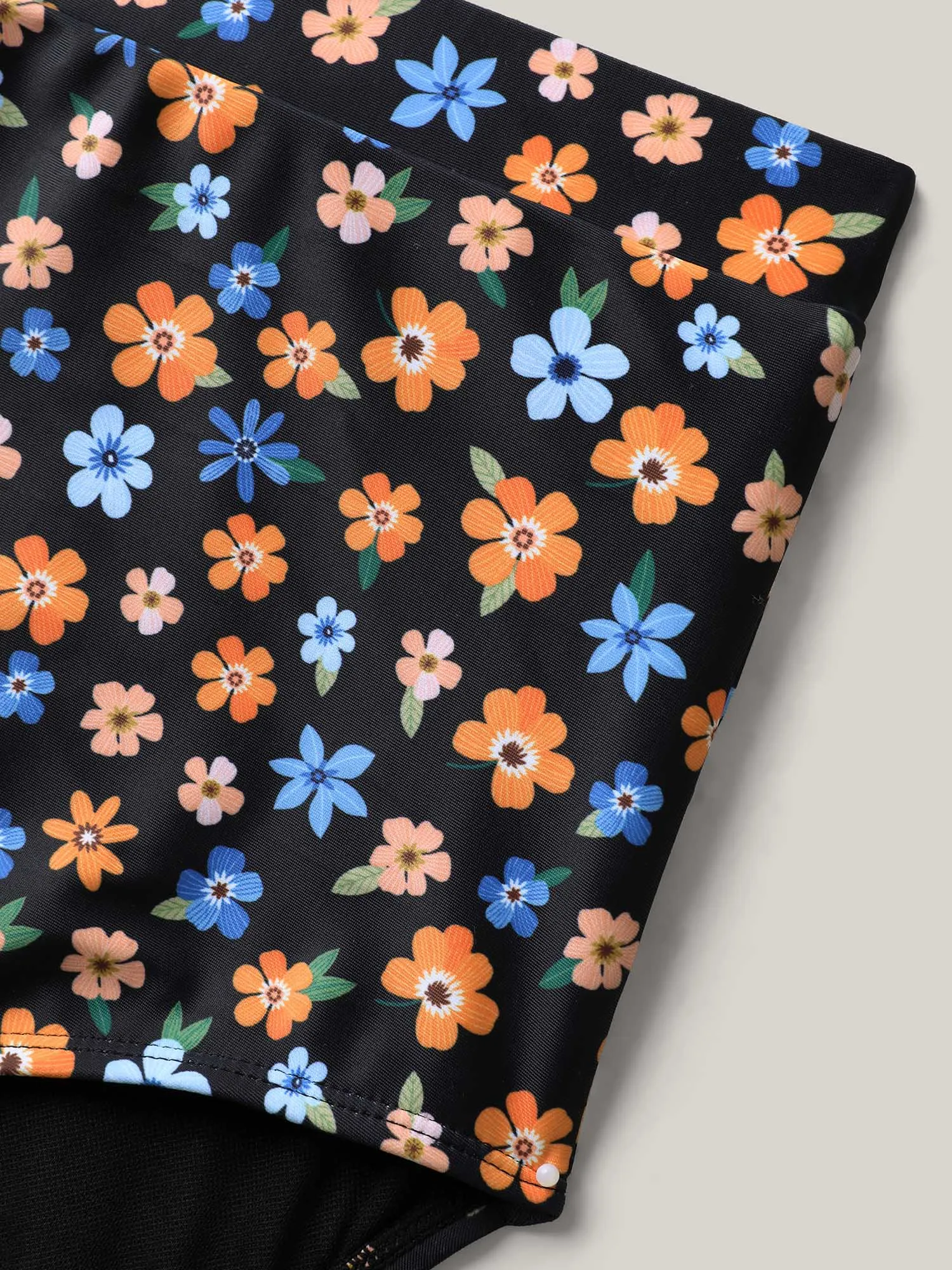 Colorful Floral Print Adjustable Swim Dress sold by Bloomchic product image thumbnail 5