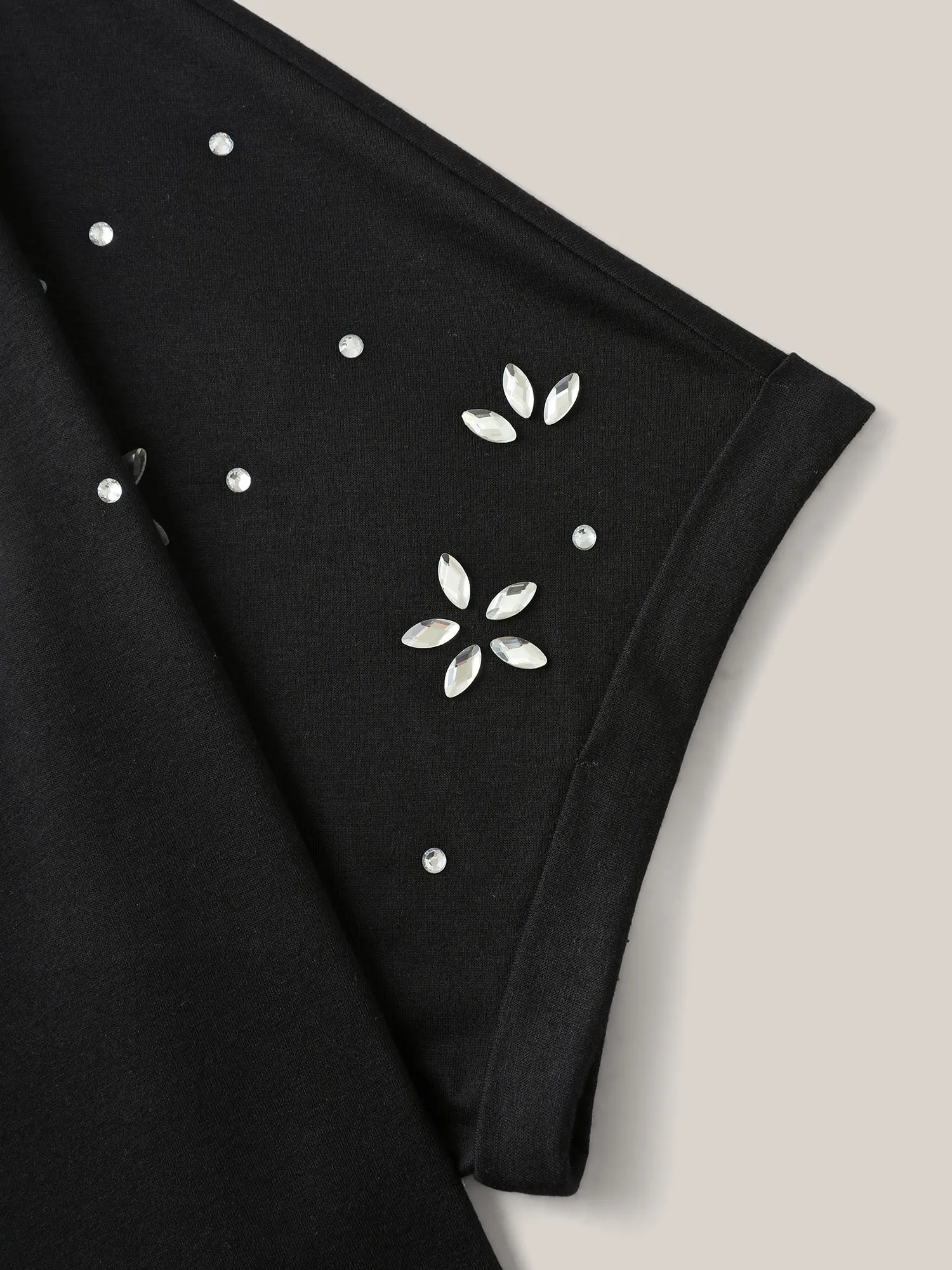 Supersoft Stretchy Zirconia Design T-Shirt sold by Bloomchic product image thumbnail 5