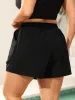 Stretchy Waist Pockets Wide-Leg Swim Bottoms sold by Bloomchic