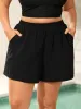 Stretchy Waist Pockets Wide-Leg Swim Bottoms sold by Bloomchic