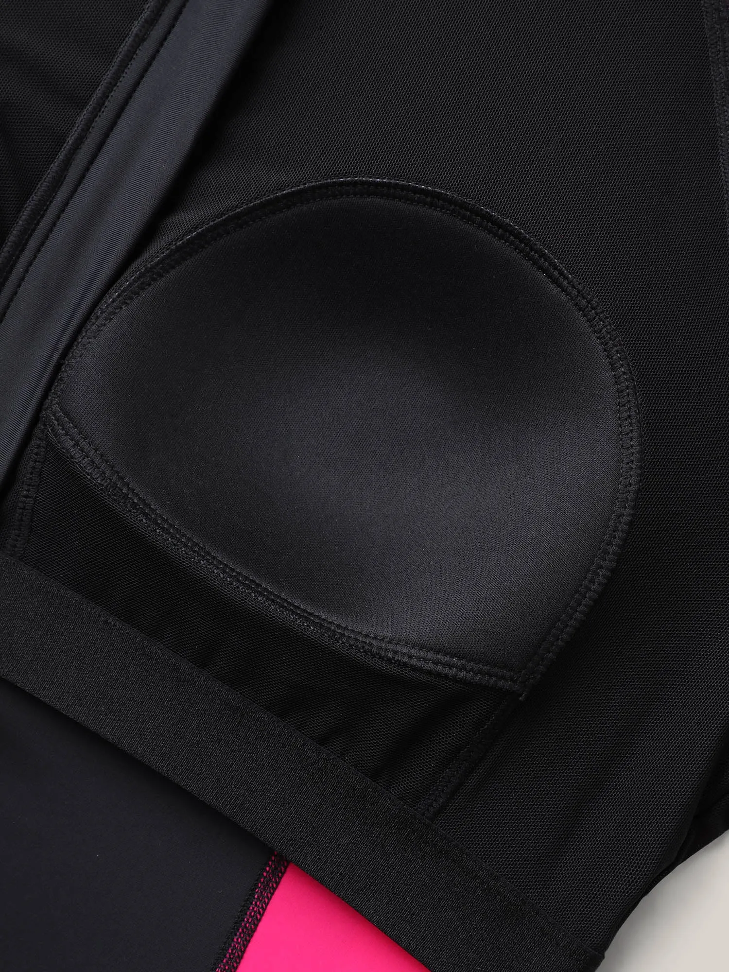 Color Block Zip Sculpted Swim Top sold by Bloomchic product image thumbnail 5