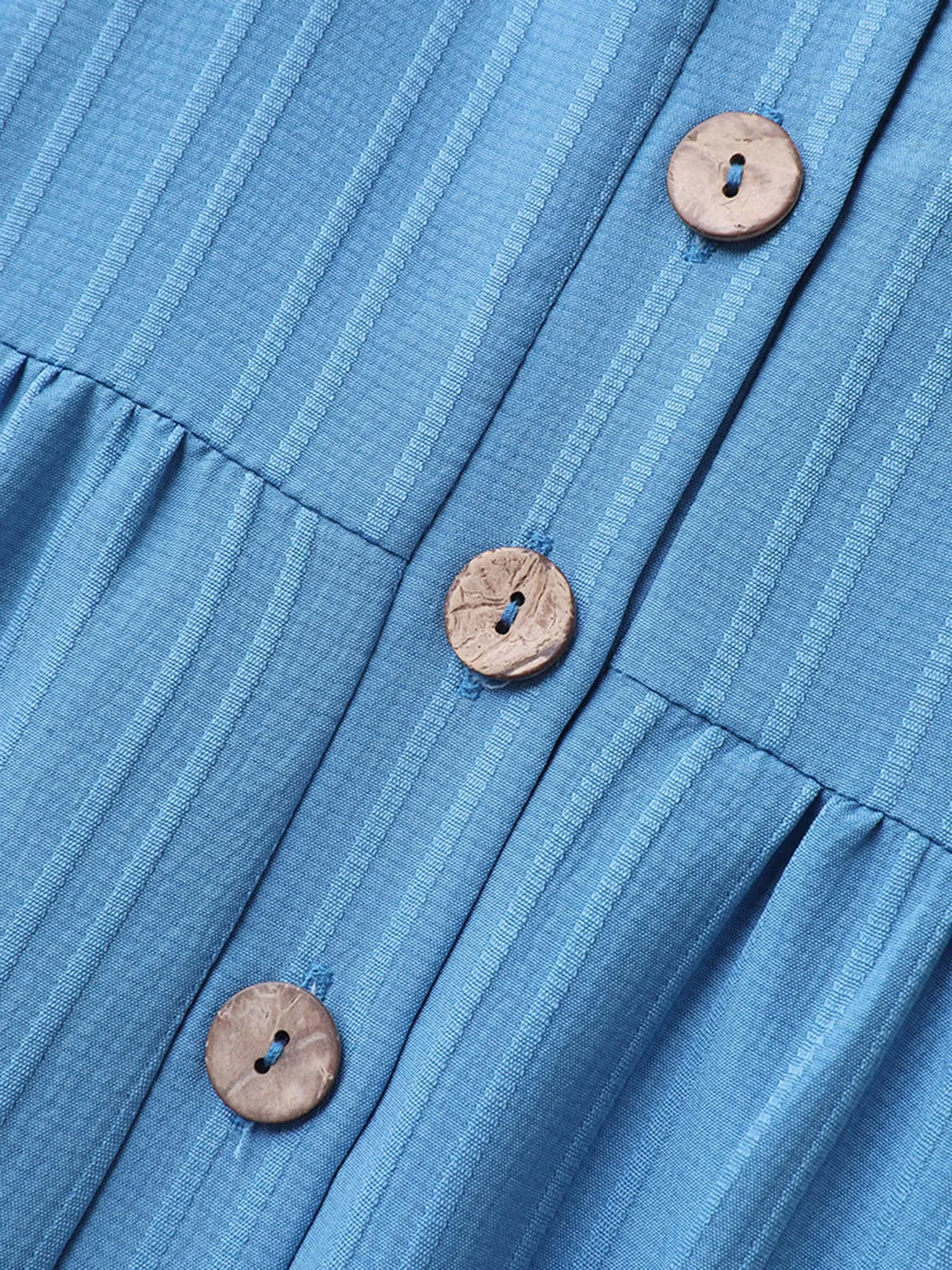 Button Detail High Waisted Solid Jumpsuit sold by Bloomchic product image thumbnail 5