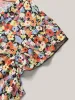 Rayon Colorful Floral Print Tiered Pockets Midi Dress sold by Bloomchic