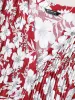 Silhouette Floral Toothpick Pleat Blouse sold by Bloomchic