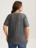 Supersoft Stretchy Gold Floral T-Shirt sold by Bloomchic