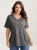 Supersoft Stretchy Gold Floral T-Shirt sold by Bloomchic
