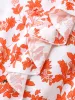 Sunkissed Florals Ruffled Trim Blouse sold by Bloomchic