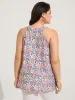 Floral Print Neck Tassels Tank Top sold by Bloomchic